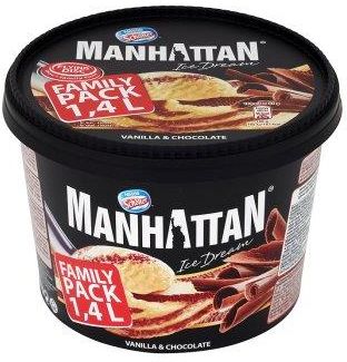 Manhattan Ice Dream Lody Waniliowo Czekoladowe Ml Ceny I Opinie