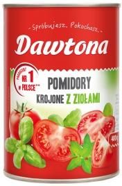 Dawtona Pomidory krojone z bazylią i oregano 400 g Ceny i opinie