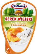 Piątnica Serek wiejski z brzoskwinią 150 g Ceny i opinie Ceneo pl