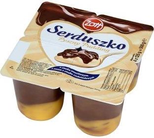 Zott Serduszko Pyszny Pudding O Smaku Waniliowym Z Sosem O Smaku