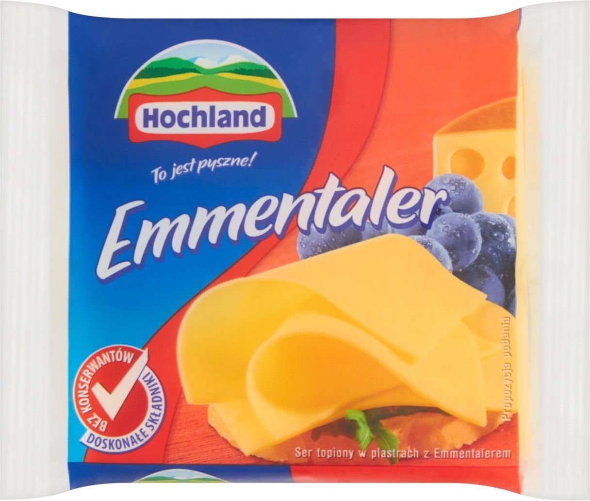 Hochland Emmentaler Ser Topiony W Plastrach G Ceny I Opinie