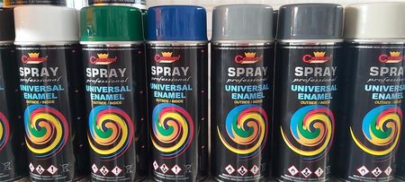 Champion Color Spray Uniwersalny Czarny Połysk Ral9005 400ml - zdjęcie 2