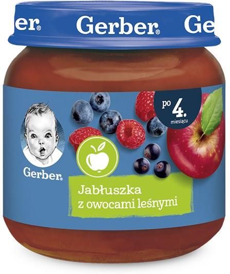 Gerber Deserek Jab Uszka Z Owocami Le Nymi Dla Niemowl T Po Miesi Cu