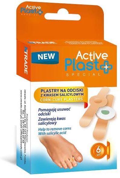 Plastry Active Plast Na Odciski Z Kwasem Salicylowym Sztuk Opinie I