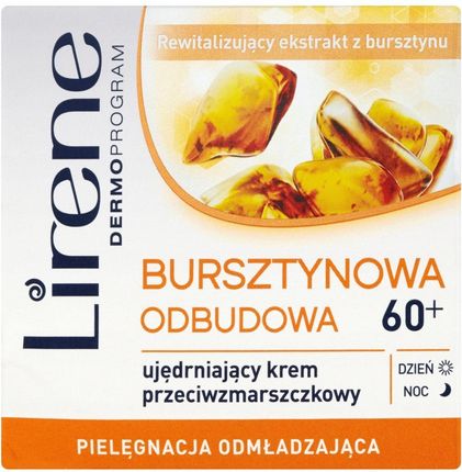 Krem Lirene Pielęgnacja Odmładzająca 60+ Intensywny Przeciwzmarszczkowy Odbudowa na dzień i noc 50ml - zdjęcie 3