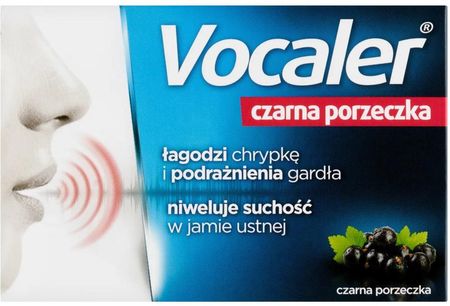 Vocaler na chrypkę i suchość gardła czarna porzeczka 12 pastylek do ssania - zdjęcie 2