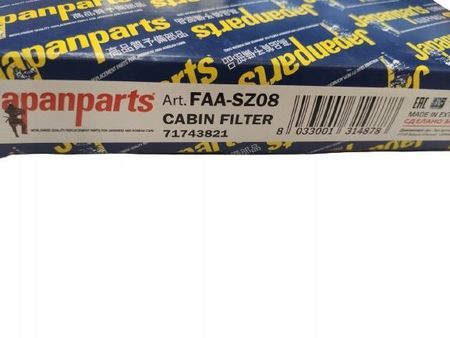 Filtr kabinowy powietrza Przeciwpyłkowy JAPANPARTS FAA-SZ08 - zdjęcie 4