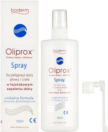 Oliprox spray do stosowania w łojotokowym zapaleniu skóry głowy i ciała 150ml - zdjęcie 4