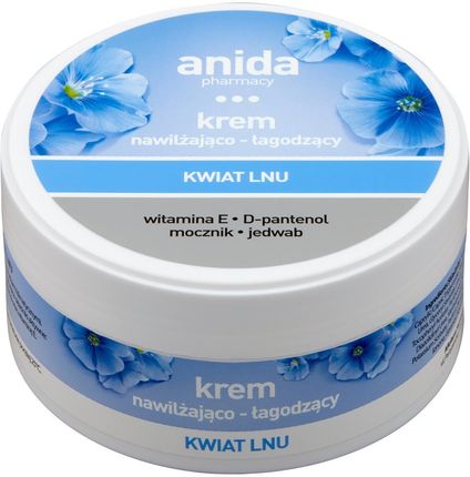 Krem Anida nawilżająco-łagodzący Kwiat Lnu na dzień i noc 125ml - zdjęcie 2