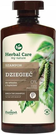 Farmona Herbal Care my Nature Szampon do Włosów Dziegieć 330ml - zdjęcie 3