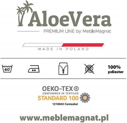 Magnat Pokrowiec Aloe Vera 160x200 - zdjęcie 2