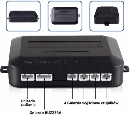 M-Tech Czujnik parkowania 18mm 4 sensory + buzzer CP17 - zdjęcie 4