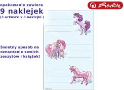 Zdjęcie HERLITZ Naklejki A szkolne Jednorożce - Tomaszów Mazowiecki