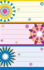 Zdjęcie HERLITZ Naklejki A szkolne Kwiaty Kolorowe  - Milicz