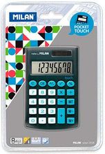 Zdjęcie Milan Kalkulator kieszonkowy touch z satynową matową powłoką w dotyku jak gumka na blistrze 150908KBL  - Włocławek