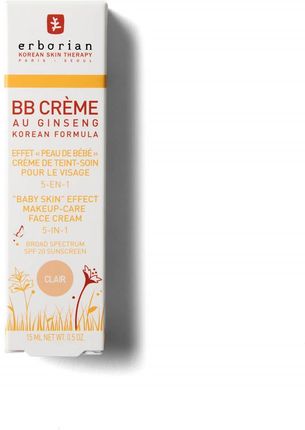 Erborian Bb Cream Krem Tonujący Clair Ginseng 15ml - zdjęcie 3