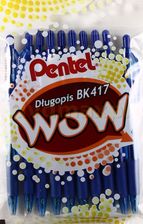 Zdjęcie Pentel Długopis WOW BK417 niebieski (10szt) - Bobolice