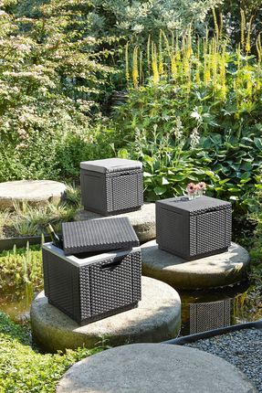 Curver Pufa Cube With Cushion Grafit 213785 - zdjęcie 4