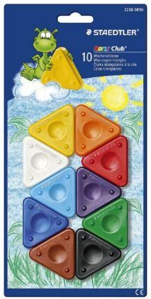 Zdjęcie Staedtler Staedtlet Trójkątne Kredki Świecowe Noris Club 10 Kol - Bisztynek
