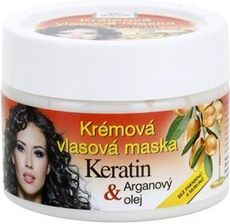 Bione Cosmetics Keratin Argan Maseczka Regenerujca do Wosw 260ml