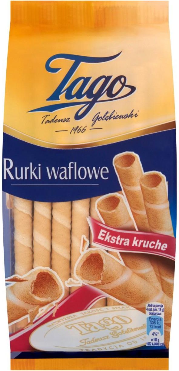 Tago Rurki Waflowe 115 G Ceny I Opinie Ceneo Pl