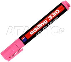 Zdjęcie Marker permanentny 1.0-5.0mm różowy ścięty Edding 330 - Wadowice