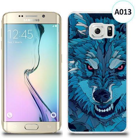 4Kom Etui Silikonowe Z Nadrukiem Samsung Galaxy S6 Edge Plus Mroźny