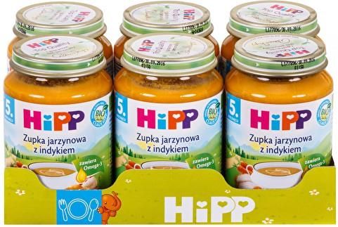 Hipp Zupka Jarzynowa Z Indykiem Bio Po 5 M 6X190G Ceny I Opinie