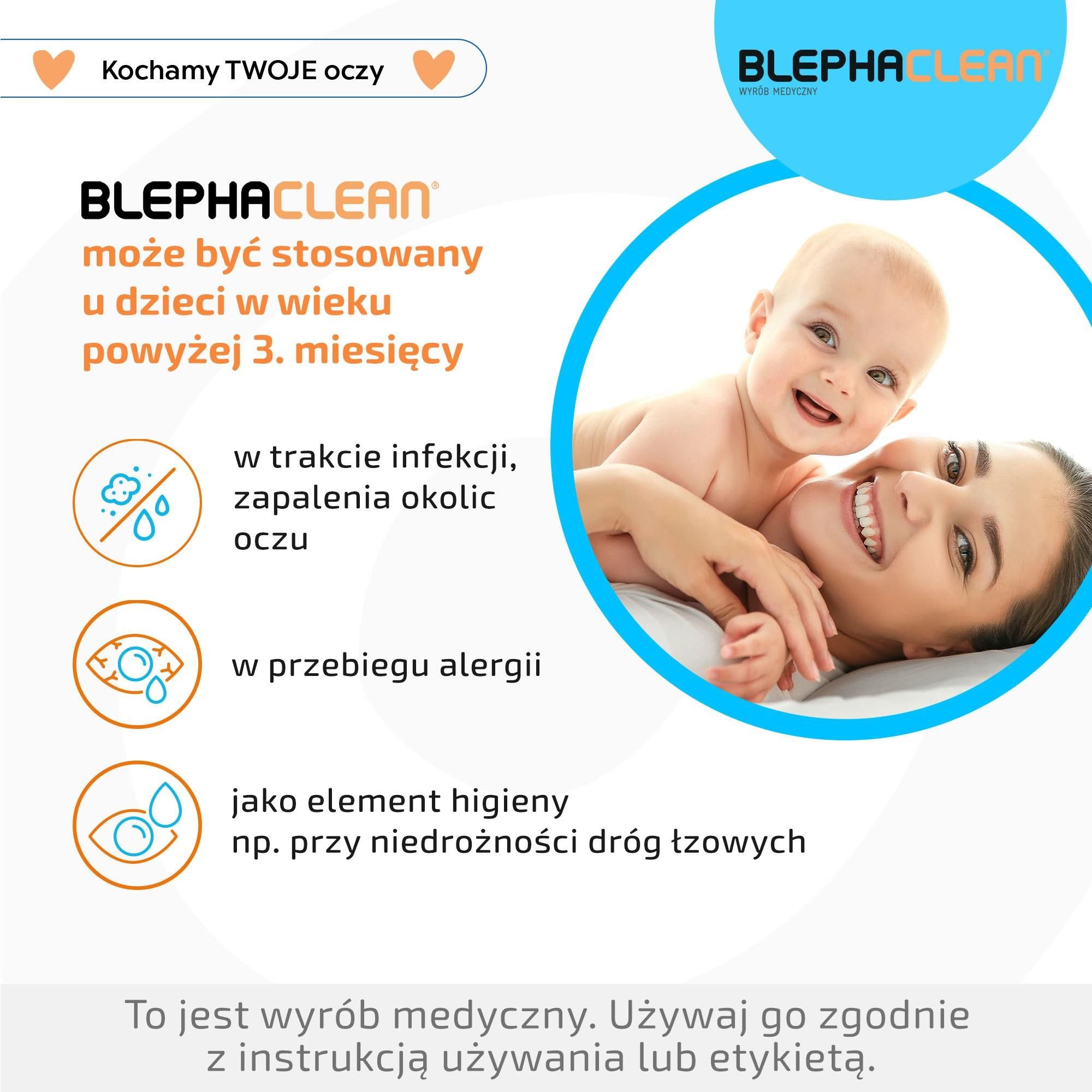 Blephaclean Chusteczki Do Higieny Oczu I Powiek 20 Sztuk Opinie I