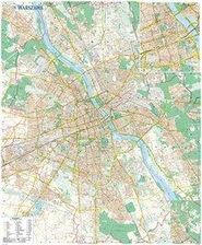Zdjęcie Warszawa mapa ścienna laminowana - Wrocław