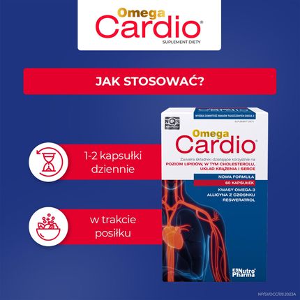 OmegaCardio 60 kaps. - zdjęcie 2