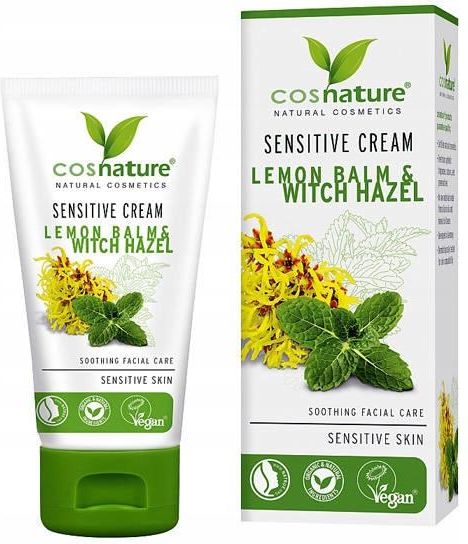 Krem do twarzy Cosnature Naturalny Łagodzący Krem Do Skóry Wrażliwej Z