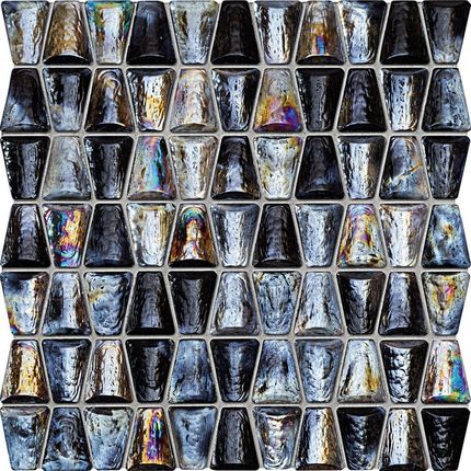 Tubądzin Mozaika Drops glass grey 30,4x30,6 - zdjęcie 2