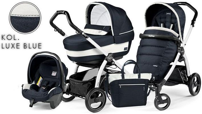 W Zek Peg Perego Book S Elite Completo Modular Luxe Blue G Boko