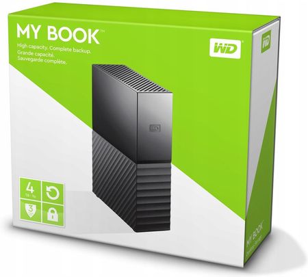 WD My Book 4TB USB 3.0 Czarny (WDBBGB0040HBKEESN) - zdjęcie 4