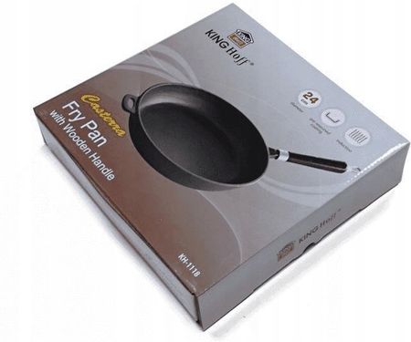 Kinghoff Patelnia Żeliwna 24 cm (Kh1118) - zdjęcie 2