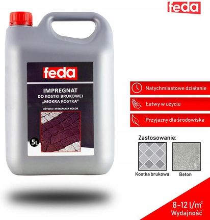 Feda Impregnat wodny mokra kostka 5,0L - zdjęcie 2