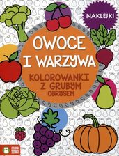 Warzywa I Owoce Kolorowanki Z Grubym Obrysem