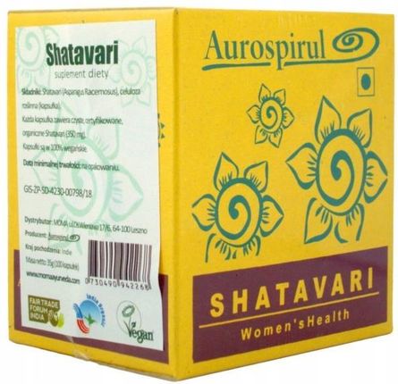 Aurospirul Shatavari 100 kaps. - zdjęcie 2