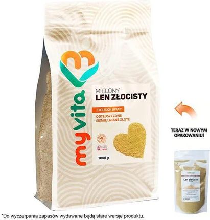 Myvita len złocisty mielony 1000g - zdjęcie 2