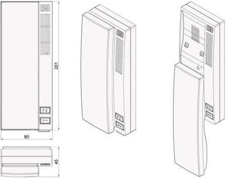 Aco Ins-Up720B Unifon - Hold, 1-Przycisk - zdjęcie 2
