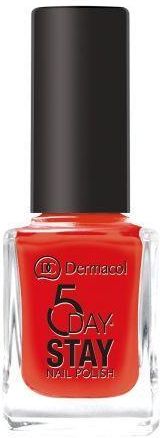 Dermacol Day Stay Longlasting Nail Polish Lakier Do Paznokci Red