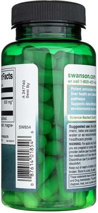 Swanson NAC N-Acetyl-Cysteine 600mg 100 kaps. - zdjęcie 3