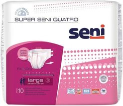 Zdjęcie Seni Super Quatro Pieluchomajtki rozmiar L 10 szt. - Sierpc