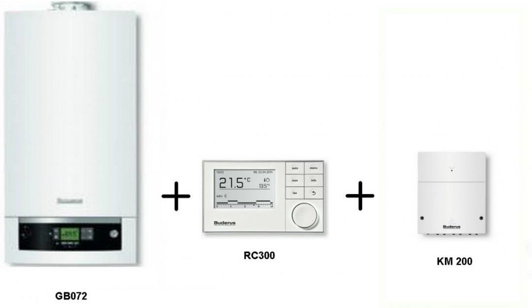 Zdjęcie Buderus GB072-24KV2 z RC300FA i modułem internetowym KM200 8734150355 - Kraków
