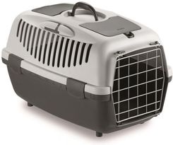 Zdjęcie Transporter STEFANPLAST GULLIVER 1 z metalowymi drzwiczkami szary 48x32x31cm - Tuliszków