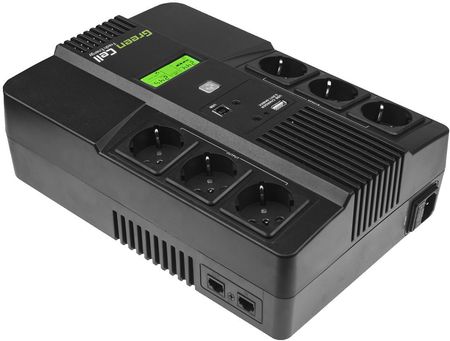 Green Cell UPS Green Cell AiO z wyświetlaczem LCD 600VA (UPS06) - zdjęcie 4