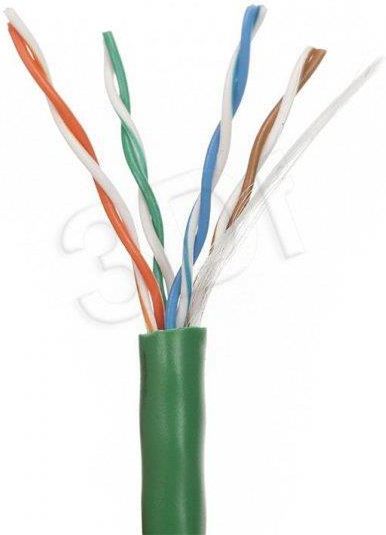 A Lan Kabel Utp Alantec Kiu5Linka100Gn Kat 5E Pvc 100M Linka Zielony