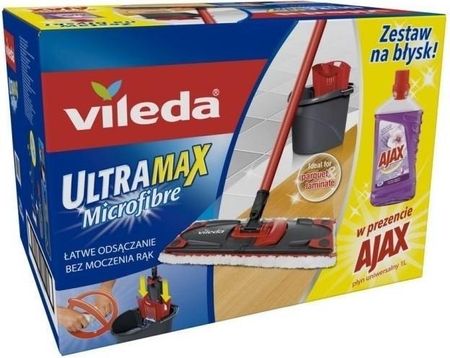 Vileda Zestaw mop z wiadrem ultramax z Ajaxem (151491) - zdjęcie 4