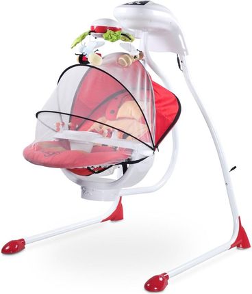 Caretero Leżaczek Huśtawka 2W1 Bugies Grey TERO8075 - zdjęcie 2